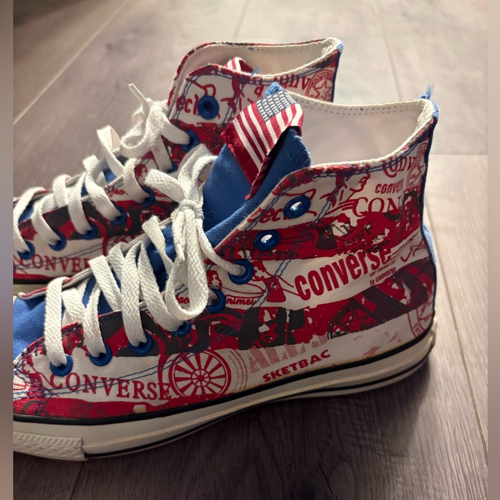 Converse All Stars 2012 Olympics United States High Top Sneakers‎ Stars Stripes - Picture 3 of 6